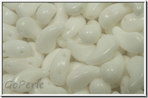 ZoliDuo-Beads, 5x8mm, right, white, op., 25 Stk.