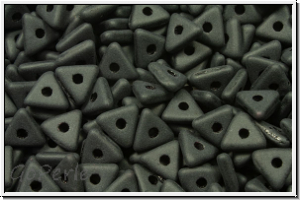 Tri-Beads, 4mm, black, op., matte, 100 Stk.