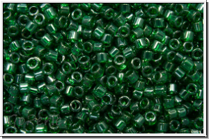 DB1894, MIYUKI Delica, 11/0, emerald, trans., luster, 5g