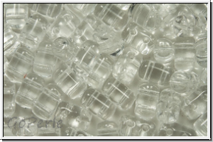 RUL-00030-00000, Rulla Beads, 3x5mm, crystal, trans., 100 Stk. (ca. 11 g)