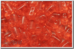 RUL-90030-00000, Rulla Beads, 3x5mm, hyacinth, lt., trans., 100 Stk. (ca. 11 g)