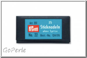 Sticknadel, ohne Spitze, PRYM, No. 22, 40mm Lnge, 5 Stk.