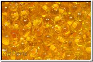 DPF-26, MIYUKI Tropfen, 3,4mm, yellow, trans., apricot-ld., 10g