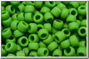 R-08-0047f, TOHO Rocailles, 08/0, green, mint, op., matte, 10g