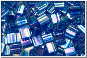 TL-0261, MIYUKI Tila Beads, sapphire, transp., AB, 60 Stk.