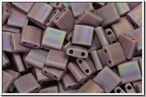 TL-0410fr, MIYUKI Tila Beads, mauve, op., matte, AB, 60 Stk.