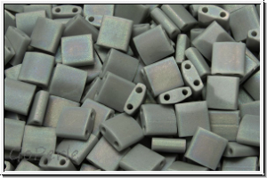 TL-0498fr, MIYUKI Tila Beads, grey, cement, op., matte, AB, 60 Stk.