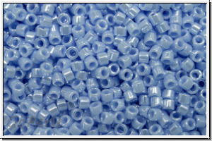 DB1568, MIYUKI Delica, 11/0, blue, agate, op., luster, 5g