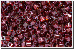 TCS-15-0332, TOHO Cubes, 1,5mm, raspberry, trans., gold luster, 5g