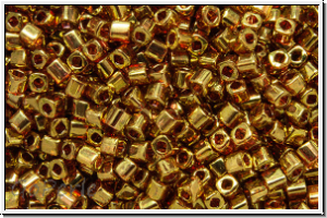 TCS-15-0421, TOHO Cubes, 1,5mm, rose, trans., gold luster, 5g