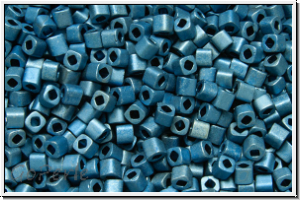 TCS-15-0511f, TOHO Cubes, 1,5mm, blue, mediterranean, higher met., matte, 5g