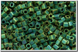 TCS-15-0706, TOHO Cubes, 1,5mm, teal, met., matte, iris., 5g