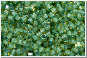 TCS-15-0952, TOHO Cubes, 1,5mm, topaz, lt., trans., seafoam-ld., 5g