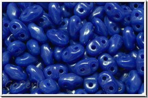 MiniDuo Beads, MATUBO, 2,5x4mm, blue, op., 5g