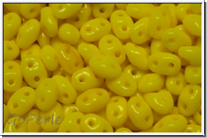 MiniDuo Beads, MATUBO, 2,5x4mm, yellow, op., 5g