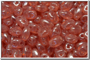 MiniDuo Beads, MATUBO, 2,5x4mm, rose, opal, luster, 5g