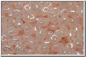 MiniDuo Beads, MATUBO, 2,5x4mm, pink, opal, luster, 5g