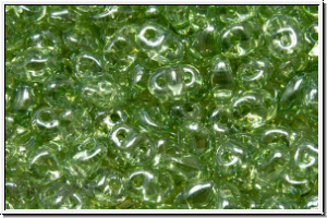 MiniDuo Beads, MATUBO, 2,5x4mm, crystal, trans., seafoam luster, 5g