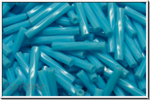 MTWB-4-0413, MIYUKI Twisted Bugles, Nr. 4 (12mm), aqua, op., 10g