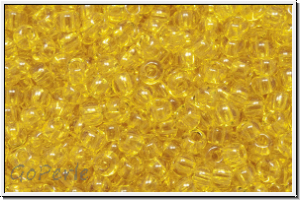 PR-11-80010, PRECIOSA Rocailles, 11/0, yellow, lt., trans., 20g