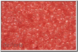 PR-11-01191, PRECIOSA Rocailles, 11/0, crystal, trans., watermelone (dyed), 20g