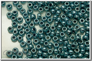 PR-11-18536, PRECIOSA Rocailles, 11/0, seafoam, galv., met., 20g