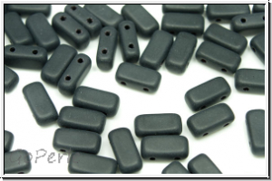 PRISM Beads, 4x8mm, black. op., matte, 20 Stk.