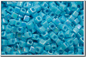 SBS-18-0482, MIYUKI Squares, 1,8mm, aqua, op., AB, 5g