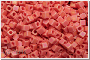 SBS-18-0407fr, MIYUKI Squares, 1,8mm, red, op., matte, AB, 5g