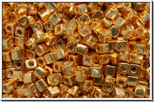 SBS-18-1053, MIYUKI Squares, 1,8mm, gold, galv., met., 5g