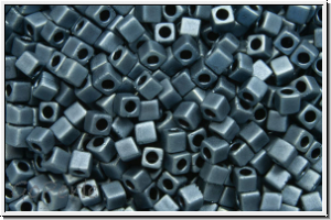 SBS-18-2001, MIYUKI Squares, 1,8mm, hematite, met., matte, 5g