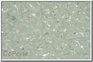 Farfalle Perlen, 4x2mm, crystal, trans., 10 g