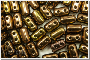 RUL-23980-14415, Rulla Beads, 3x5mm, bronze, metallic, 100 Stk. (ca. 11,5 g)