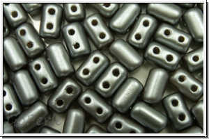 RUL-02010-25028, Rulla Beads, 3x5mm, white, alabaster, grey, 100 Stk. (ca. 10 g)