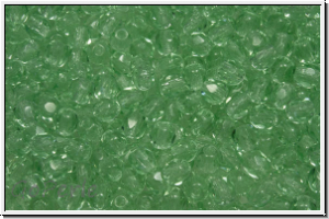 Bhm. Glasschliffperle, feuerpol., 3mm, peridot, lt., trans., 50 Stk.