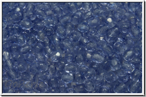 Bhm. Glasschliffperle, feuerpol., 3mm, tanzanite, trans., 50 Stk.