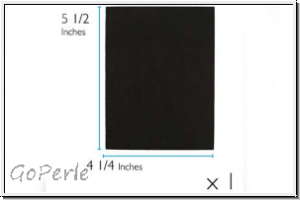 Lacys Stiff Stuff, 10,8 x 14 cm, (4,25 x 5,5 inch), black, 1 Stk.