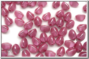 PB-02010-25008, Pinch Beads, 5x3mm, white, alabaster, pink, 65 Stk.