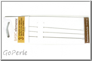 Collapsible Eye Needles, 12,7 cm, sortiert, Briefchen mit 3 Stk.