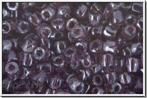 tschech. Rocaille, 3-cuts, 12/0, 1,6 mm, amethyst, luster, 10g