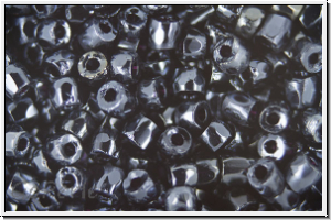 tschech. Rocailles, 3-cuts, 12/0, 1,6 mm, gunmetal, 10 g