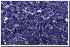 Preciosa Bicone, 3mm, tanzanite, trans., 50 Stk.