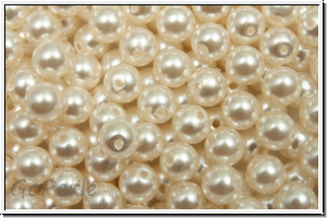 PRECIOSA Round Pearls MAXIMA, 4mm, white - pearl effect, 25 Stk.