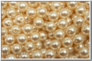 PRECIOSA Round Pearls MAXIMA, 4mm, cream - pearl effect, 25 Stk.