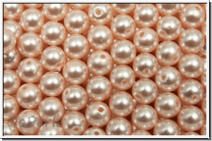 PRECIOSA Round Pearls MAXIMA, 4mm, rosaline - pearl effect, 25 Stk.