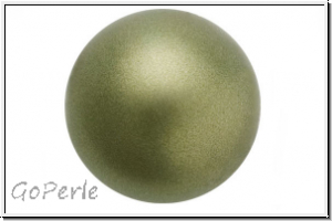 PRECIOSA Round Pearls MAXIMA, 4mm, green, dk., - pearl effect, 25 Stk.