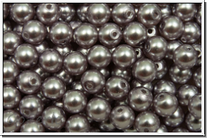 PRECIOSA Round Pearls MAXIMA, 4mm, lavender - pearl effect, 25 Stk.