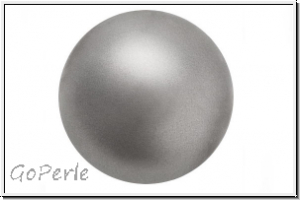 PRECIOSA Round Pearls MAXIMA, 4mm, grey, dk. - pearl effect, 25 Stk.