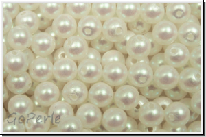 PRECIOSA Round Pearls MAXIMA, 4mm, white - pearlescent, 25 Stk.