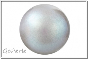 PRECIOSA Round Pearls MAXIMA, 4mm, grey - pearlescent, 25 Stk.